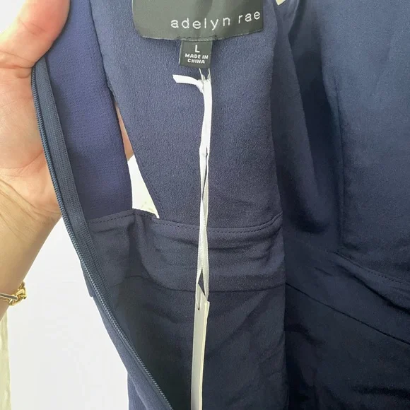 Navy Adeline Rae size L - elegant - Picture 6 of 8